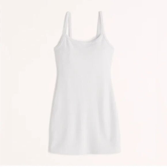 Abercrombie & Fitch Terry Cloth Dress White Size Small - Picture 2 of 7